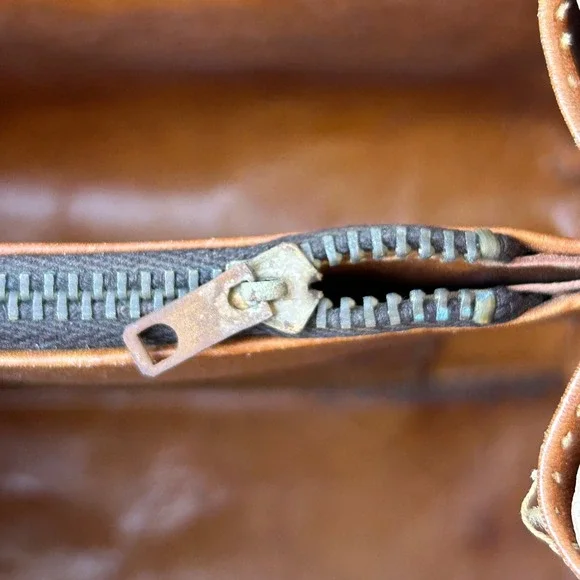 Vintage 1960's Leather Tooled Womens Purse Bag Western Vintage Retro Bag VTG - Picture 13 of 14